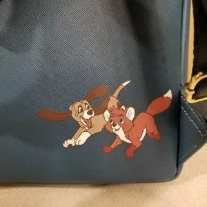 Loungefly Disney Fox And The Hound Mini Backpack Tod Copper Water Play NEW Loungefly | Bags | Loungefly Disney Fox And The Hound Mini  main image 4